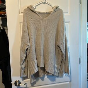 Aerie chenille oversized hoodie sweater size Small